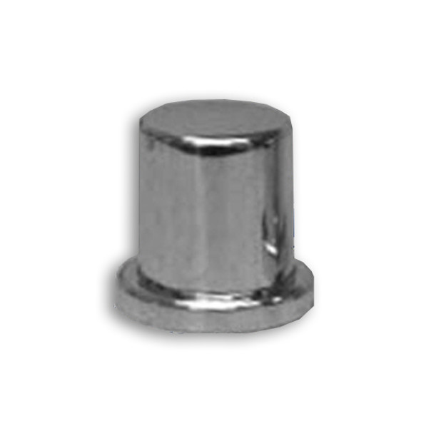 18MM & 3/4 Inch Chrome Plastic Bolt Heads Top Hat Nut Cover W/ Flange 18MM & 3/4 Inch Chrome Plastic Bolt Heads Top Hat Nut Cover W/ Flange