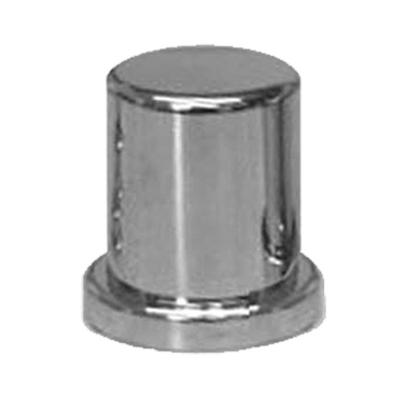 15/16 & 7/8 Inch Chrome Plastic Bolt Heads Top Hat Nut Cover W/ Flange 15/16 & 7/8 Inch Chrome Plastic Bolt Heads Top Hat Nut Cover W/ Flange