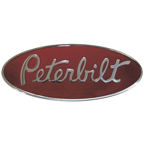 8 inch Hood Logo Name Plate Emblem 20-19280 20-16498 For Peterbilt 300 Series