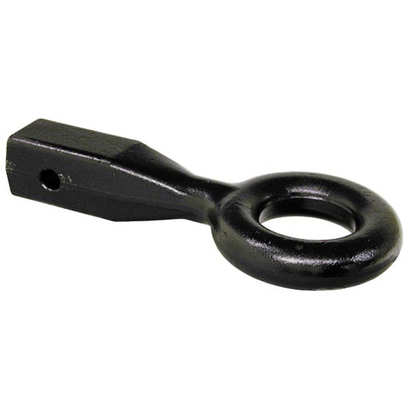 Black Forged Steel Receiver Mount Tow Eye For 2 Inch Receiver Tube Black Forged Steel Receiver Mount Tow Eye For 2 Inch Receiver Tube