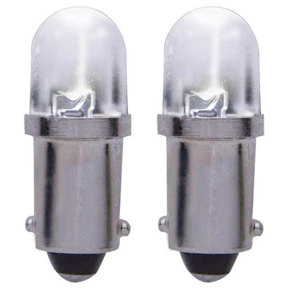 1893 White LED Bulbs 10MM Diode -  2 Pack