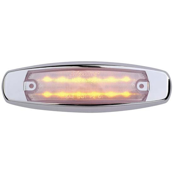 Maxxima Led 6 Inch Clearance/Marker Light Amber/Clear Maxxima Led 6 Inch Clearance/Marker Light Amber/Clear
