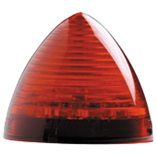 Maxxima 2 Inch Beehive Clearance & Marker Light - Red LED / Red Lens
