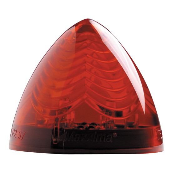 Maxxima 6 LED 2 Inch Clearance/Marker Beehive Light W/ Red Lens