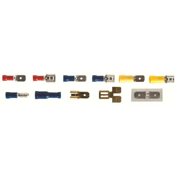 22-10 AWG Vinyl Disconnects Assortment W/ .250 & .157 Tabs - 20 Pack 22-10 AWG Vinyl Disconnects Assortment W/ .250 & .157 Tabs - 20 Pack