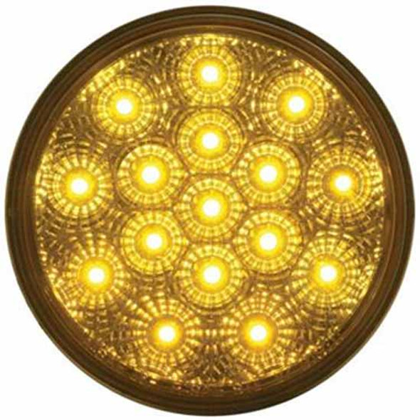 16 LED 4 Inch Reflector Turn Signal Light - Amber LED /Amber Lens 16 LED 4 Inch Reflector Turn Signal Light - Amber LED /Amber Lens