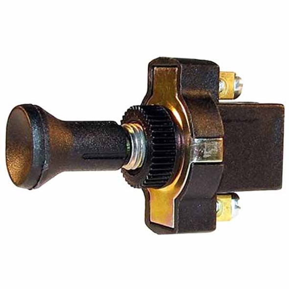 Euro Style Push Pull Switch, 16A At 12V For 1/2 Inch Hole Euro Style Push Pull Switch, 16A At 12V For 1/2 Inch Hole