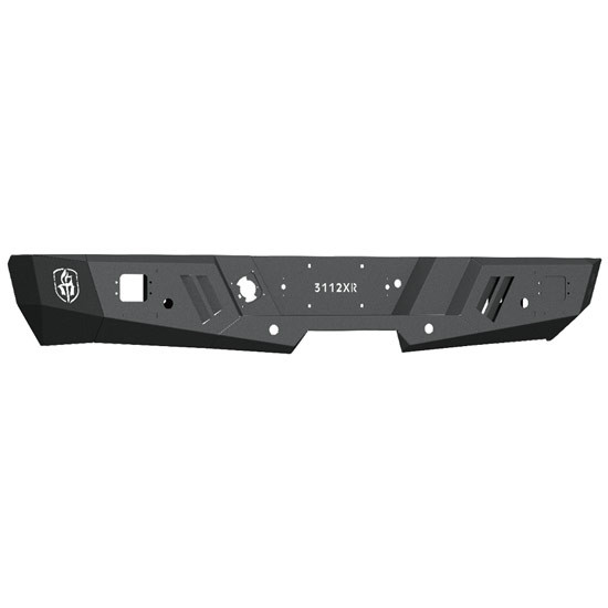 Road Armor Spartan Rear Bumper Base Style W/ Sensor Cutouts For Chevrolet Silverado 2500/3500