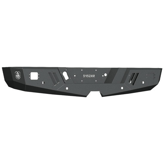 Road Armor Spartan Rear Bumper Base Style W/ Sensor Cutouts For Chevrolet Silverado 2500/3500 And GMC Sierra 2500/3500