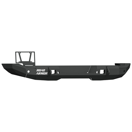 Road Armor Stealth Rear Bumper Full Width W/ Tire Carrier Hole And W/Out Sensor Cutouts For Jeep Wrangler