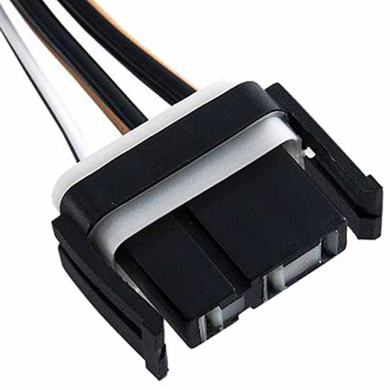 3 Wire Alternator Connector 1981-1989 W/ 1 - 20 AWG & 2 - 10 AWG Leads For Ford