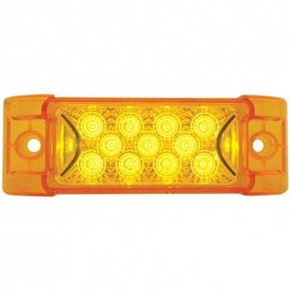 3 Diode Reflector Rectangular Clearance Marker Light