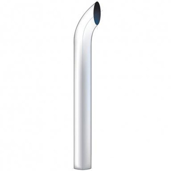 7 Inch OD Chrome Curve Turnout Exhaust Stack