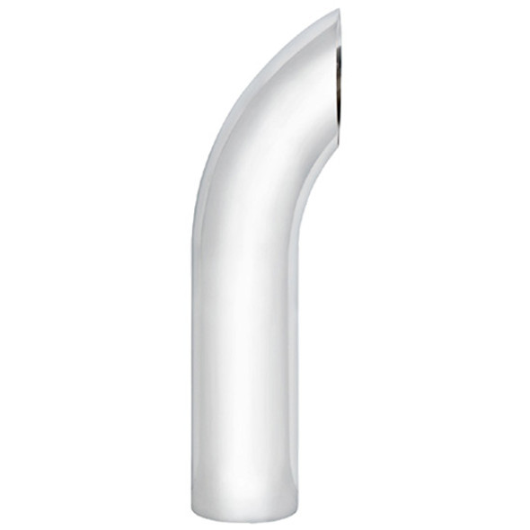 5 Inch OD Chrome Curve Turnout Exhaust Stack