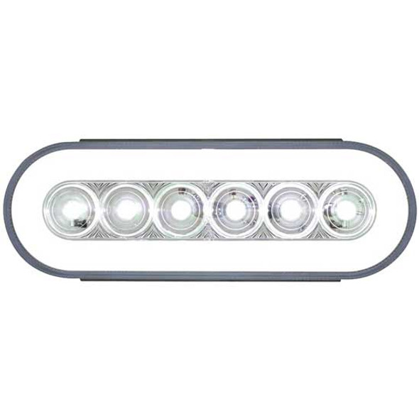 22 LED 6 Inch Oval Back Up Glo Light