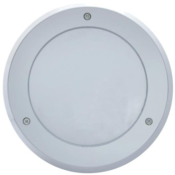 Chrome Plastic Round Bezel W/ Mirror