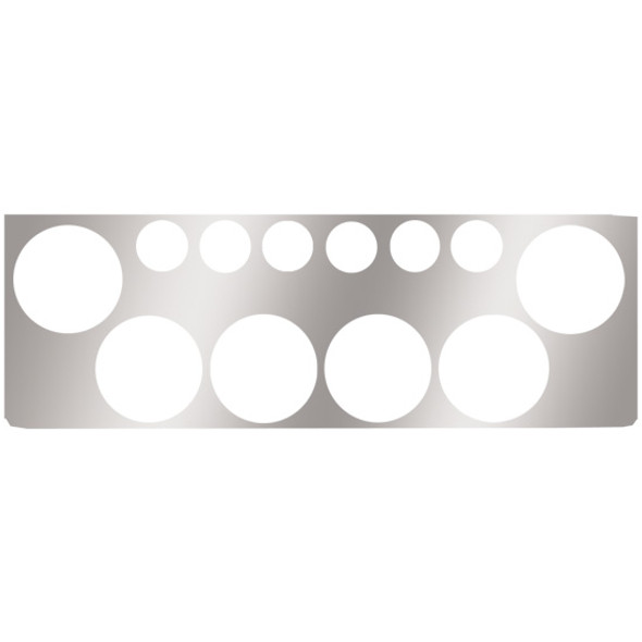 12 Inch Stainless Steel Rear Center Panel W/ Light, Back Plate Options
