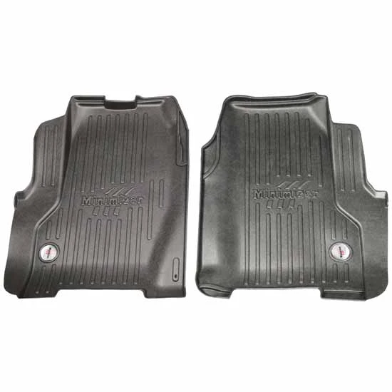 Minimizer Black Floor Mat 2 Piece For Freightliner M2-106, M2-112, 108SD & 114SD