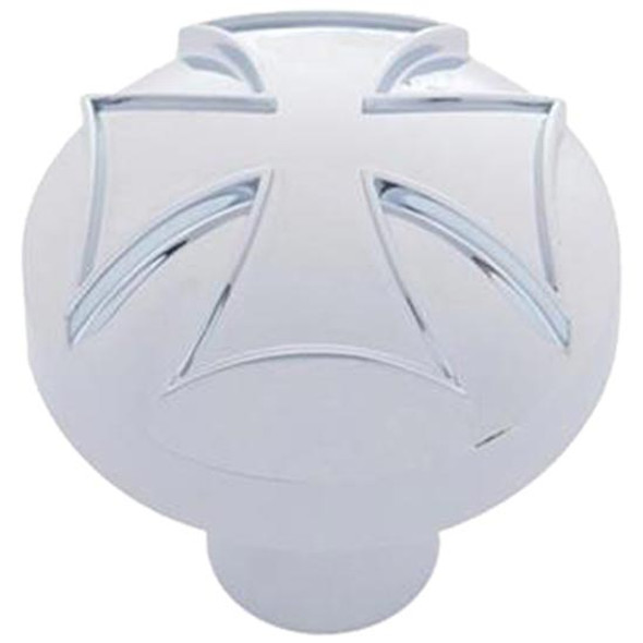 Chrome Maltese Cross Brake Knob, Screw On Chrome Maltese Cross Brake Knob, Screw On