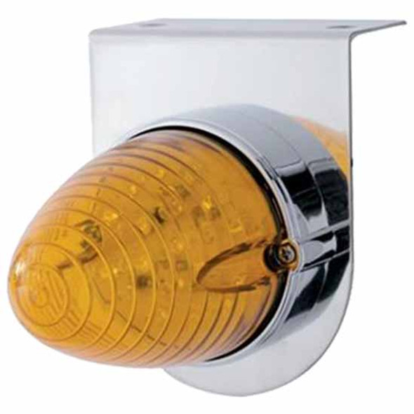 Stainless Steel Light Bracket W/ Single 19 LED Beehive Light