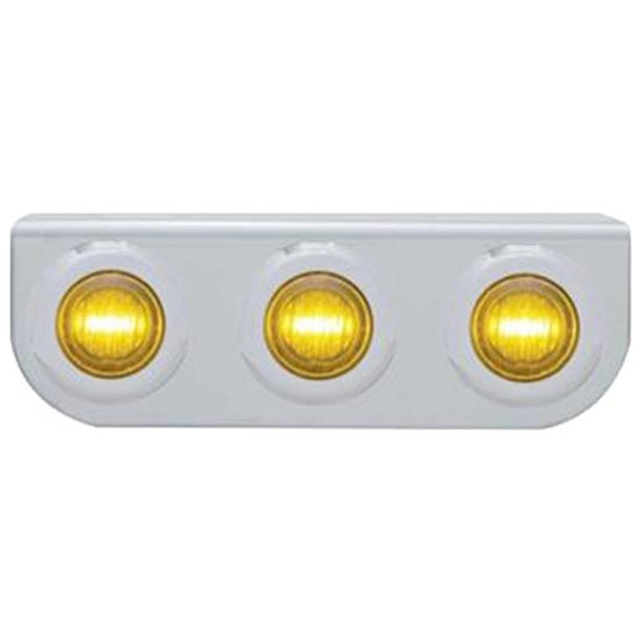 Stainless Steel Light Bracket W/ Three 3 LED Mini Lights