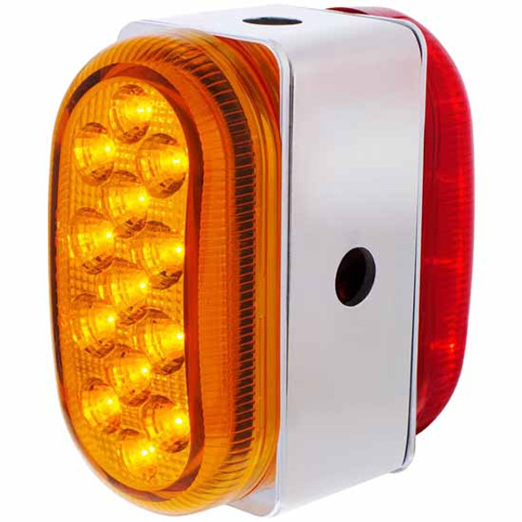 Dual Function 26 LED Double Face Oval Light W/ SS Bracket Dual Function 26 LED Double Face Oval Light W/ SS Bracket