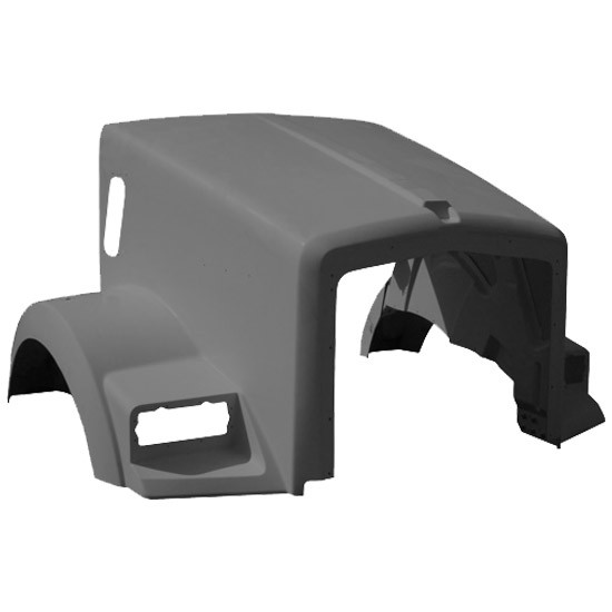 TPHD Hood Shell W/ 60.5 Centerline & Fenders For Kenworth T800 Replaces L29-1102-1220000