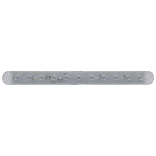 11 LED Turn Signal Light Bar, 15 Inch - Amber LED/ Clear Lens