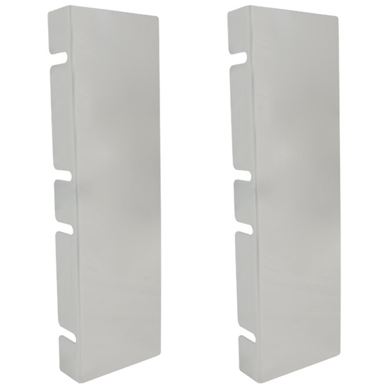 CSM Paintable Blank Air Cleaner Panels, Tucked For Kenworth W900L, W900L Aerocab