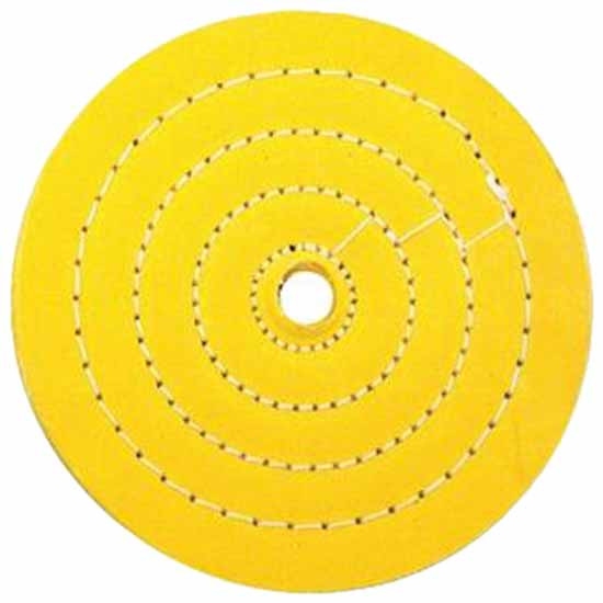 46 Ply Yellow Treated Muslin Buff For 5/8 Inch Arbor