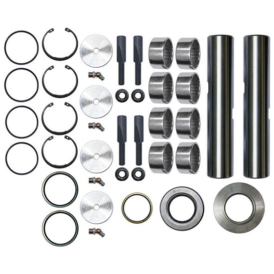 King Pin Kit W/ Opposite Double Draw Pins For Freightliner Cascadia