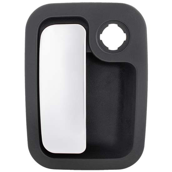 Chrome Exterior Handle W/ Latch Rod & Mounting Base For Kenworth T2000