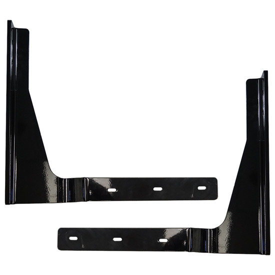 Kenworth T680 2013 - 2021 Powder Coated Steel Front Hidden Fender Bracket Kit