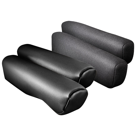 Black Armrest Cover Set W/ Material Options