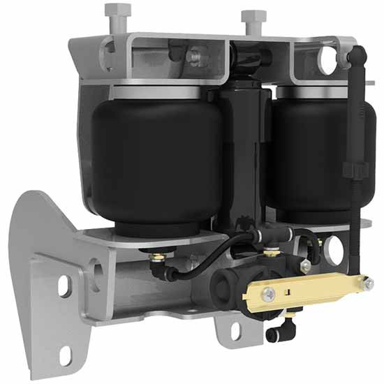 Air Suspension System W/ Low Frequency Air Springs & Height Control Valve For Kenworth T600A, T800 & W900B