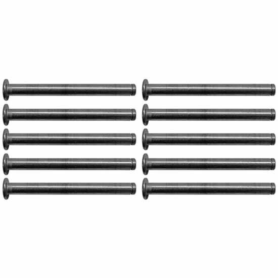 4.125 Inch Radiator Mounting Pins - 10 Pack Replaces 7Ah0003801Sp. 376768801 For Freightliner, Mack, Volvo
