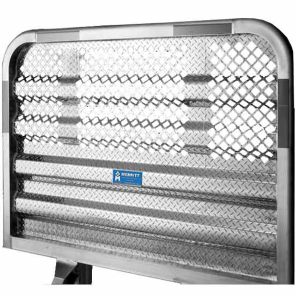 Merritt Aluminum Cab Guard 68 X 70 Inch W/ 45 Degree Corners