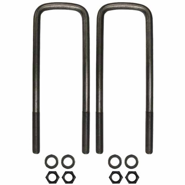 BESTfit Semi-Round U Bolt Kit 3/4 X 4 X 14-1/4 Inch Grade 8 - EUB8354142 BESTfit Semi-Round U Bolt Kit 3/4 X 4 X 14-1/4 Inch Grade 8 - EUB8354142