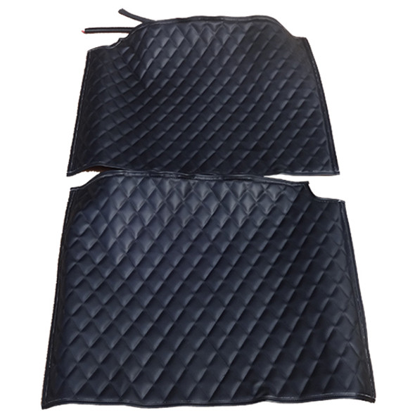 Black Quilted Rear Fender Cover Tandem Style Black Quilted Rear Fender Cover Tandem Style