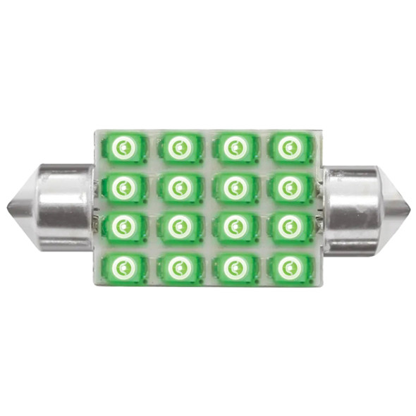 Green 211-2 Dome Type 16 LED Light Bulbs