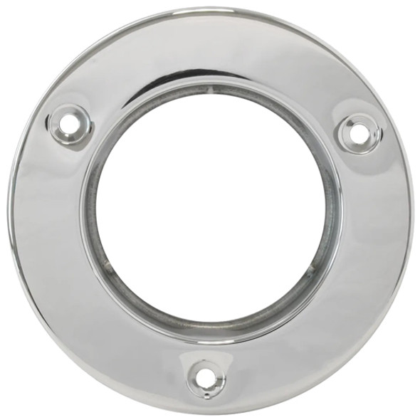 Anti-Theft Stainless Steel Flange Mount Bezel For 2.5 Inch Round Lights