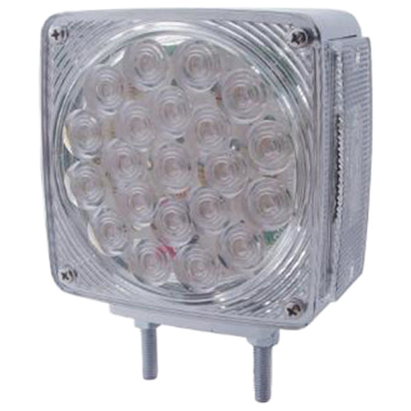 45 Diode Square Double Face Double Face Turn Signal Light - Amber LED / Amber Lens 45 Diode Square Double Face Double Face Turn Signal Light - Amber LED / Amber Lens