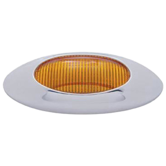 Phantom I Light With Chrome Bezel - Amber Lens Amber LED