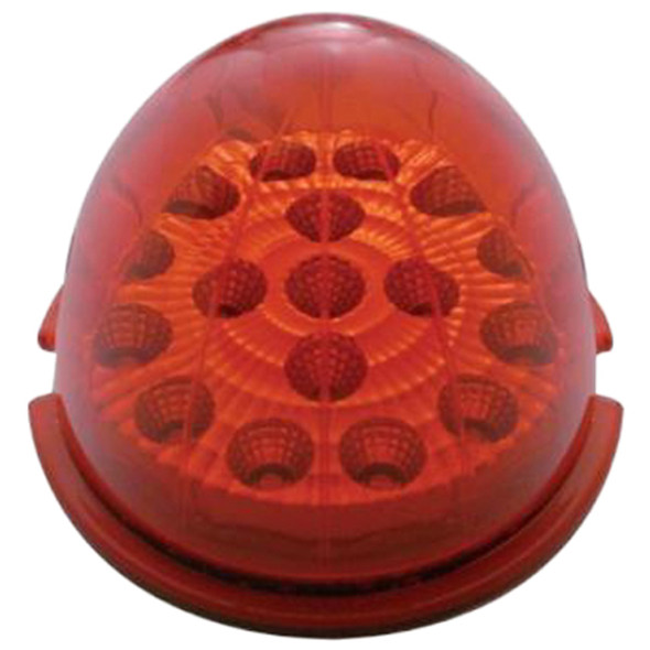 17 Diode Watermelon Reflector Cab Light - Red LED / Red Lens 17 Diode Watermelon Reflector Cab Light - Red LED / Red Lens