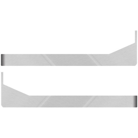 6 X 63 Inch Paintable Aluminum Souther Style Sleeper Panels W/ Extenders For Peterbilt 359, 365, 367, 377, 378, 379, 384, 385, 386, 388, 389