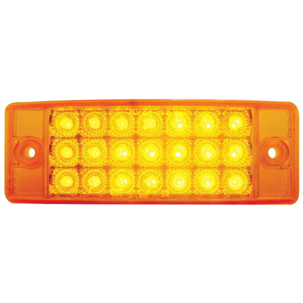 21 LED Rectangular Reflector Clearance Marker Light 21 LED Rectangular Reflector Clearance Marker Light