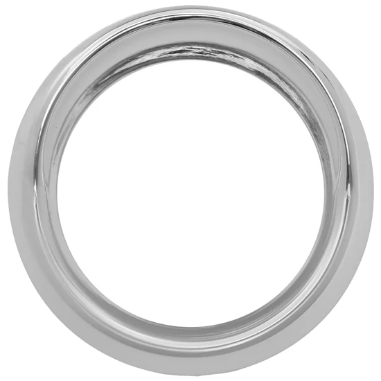 2 3/16 Inch Chrome Plastic Snap On Gauge Bezel For Peterbilt 357, 378, 379, 385, 386, 387
