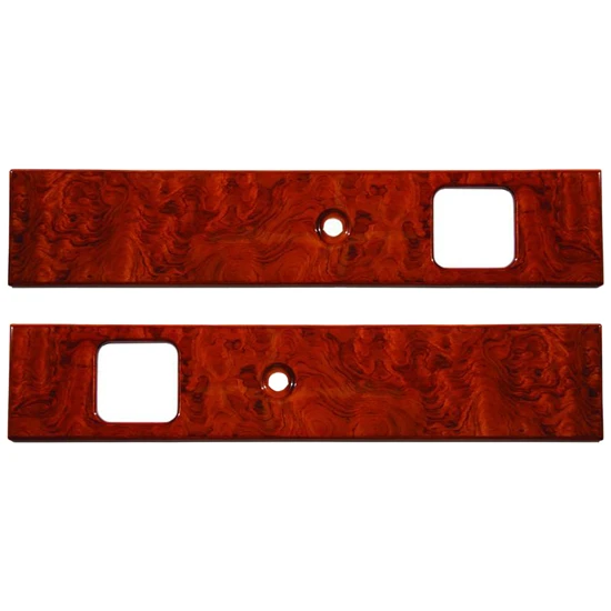 African Rosewood Door Insert Panel For Manual Windows For Peterbilt 379