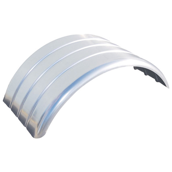 47 Inch Polished Stainless Steel Full Radius Single Axle Fender 47 Inch Polished Stainless Steel Full Radius Single Axle Fender