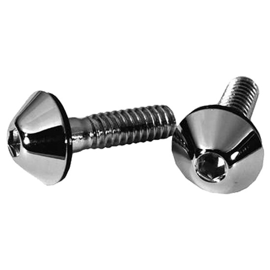 Chrome SS Button Head Dash Screws - 22 Pack For Peterbilt